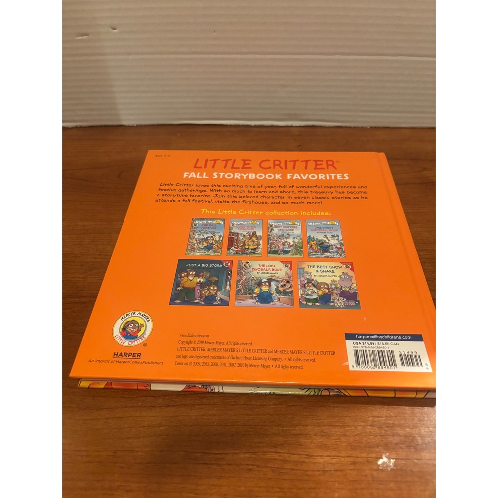 Little Critter Mercer Mayer Hardcover Book Lot Classics Just Fall Favorites 3pk - Picture 13 of 15